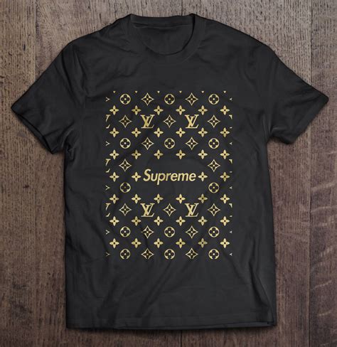 supreme louis vuitton t shirt black|louis vuitton supreme foulard.